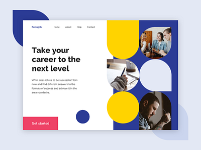 Findajob - Concept career finder job platform recruitment recruitment agency uxui webdesign