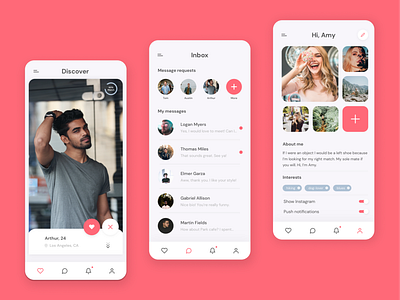 Matchy - Mobile app design