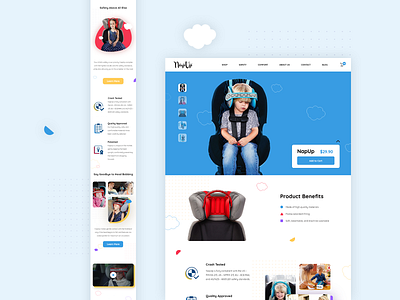 NapUp - Website Design
