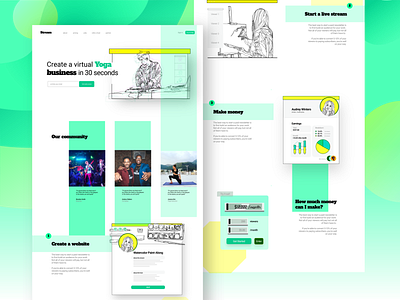 Stream Redesign branding design digital graphic design illustration vector web webdesign website website design