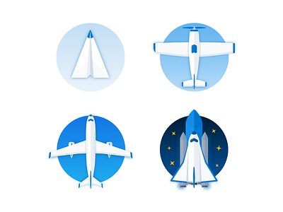 Flying Things enterprise paper plane plane planes space shuttle
