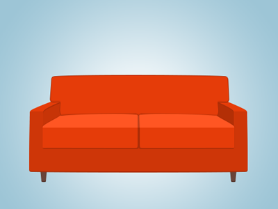 Loveseat couch loveseat