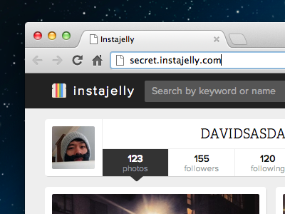 instajelly profile concept gallery header instagram instajelly profile search