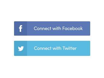 More social buttons buttons facebook social twitter