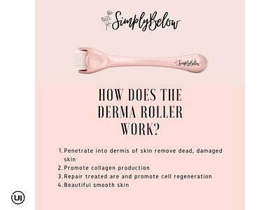 Skin Roller roller skin care social media design
