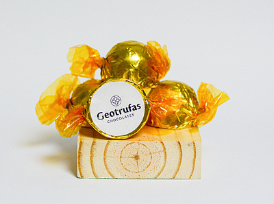 Geotrufas - Logo bonbon branding chocolate logo logotype