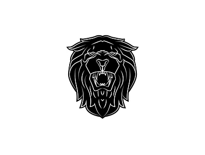Furious Fuzz logo illustration lion logo logotype roar