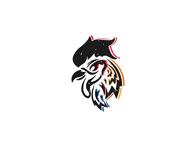 Macabre University Debate Club - Logo Design branding design dribbble graphic design graphic designer icon icon design illustraion illustrator logo logodesign rainbow rooster rooster logo texture vector