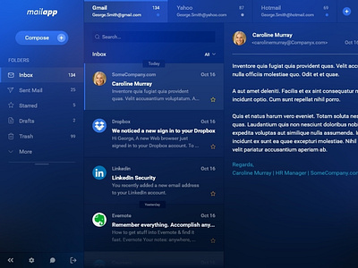 Mail App Concept
