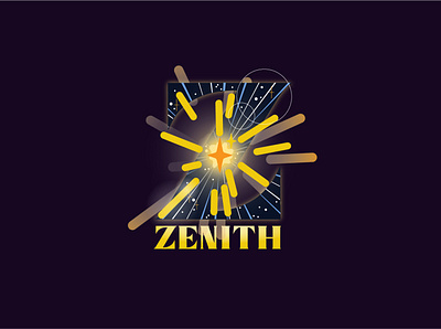 Z For Zenith alphabet branding design icon illustration sticker typography vector