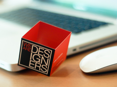 We Are Designers Business Card