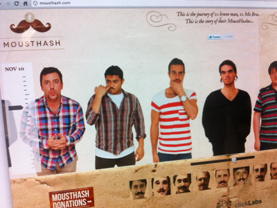 Mousthash.com screen grab hashtag moustache mousthash movember website