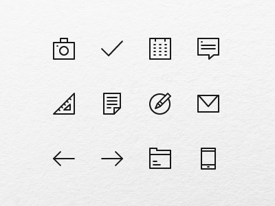 Acute icons app application flat icon icons iphone line minimal mobile