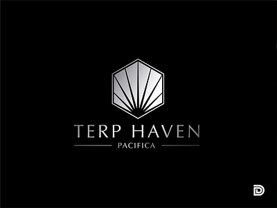Terp Haven: Luxury Cannabis Dispensary branding design flat icon logo symbol