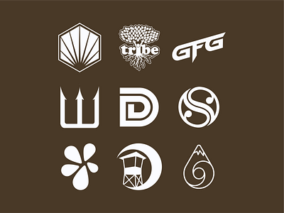 Logo Design Pack 2 branding emblem flat graphic design icon illustration logo symbol vector