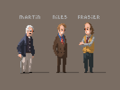 Frasier and the Crane family by László Rtvri on Dribbble