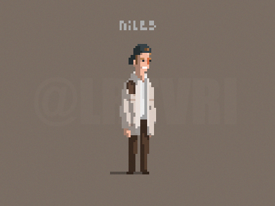 Niles Crane pixelart #1 crane fanart frasier niles pixel pixelart sitcom