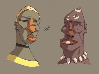 Random faces sketch no4 character design design drawing face procreate sketch