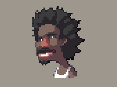 Darnell Turner crabman my name is earl pixel pixelart portrait