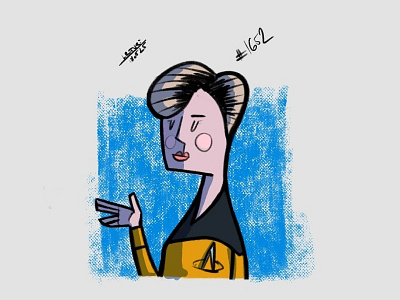 Coffee sketch n1652 characterdesign coffeesketch digitalart procreate sketch startrek