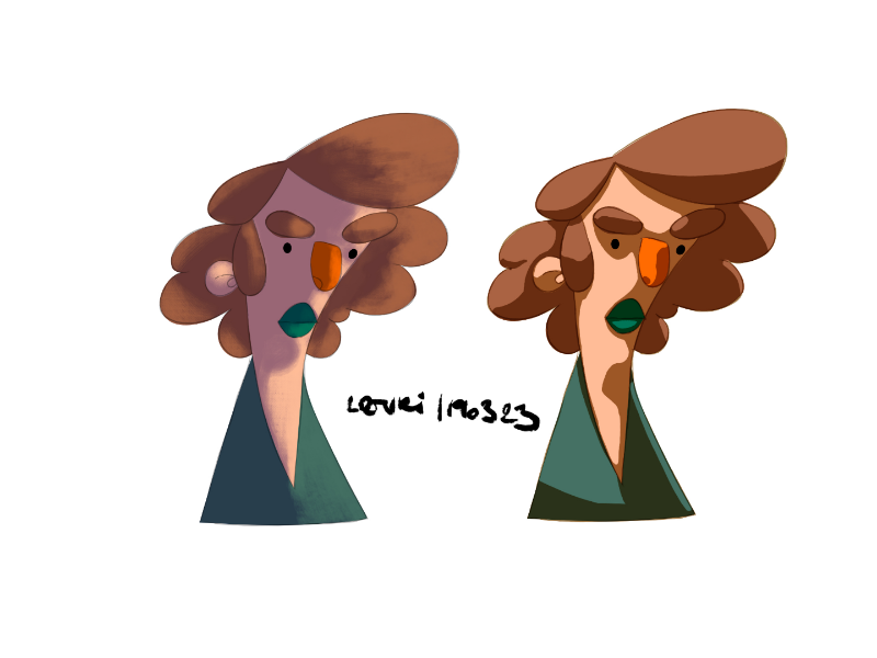 Shading experiment in affinity designer layers shading affinity designer characterdesign
