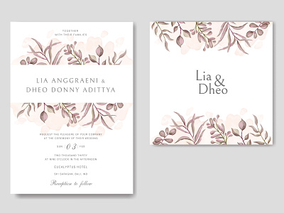 Beautiful floral frame for wedding invitation template abstract background beauty bouquet card celebrate engagement floral flower frame illustration invitation leaf love mariage party template watercolor wedding wreath