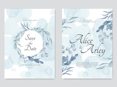 Beautiful floral frame save the date wedding invitation card background beauty bouquet card celebrate engagement eucalyptus floral flower frame illustration invitation leaf love mariage savethedate template watercolor wedding wreath