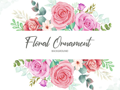 Beautiful floral ornament