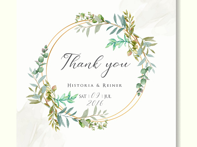 Beautiful leaves frame for wedding invitation background blossom botanical bouquet bridal card celebrate elegant eucalyptus floral illustration invitation leaf leaves save the date watercolor wedding wedding card wedding invitation wreath