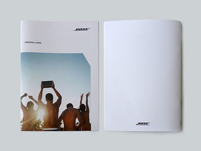 Bose Catalogue brochure catalogue graphic design print design retail design