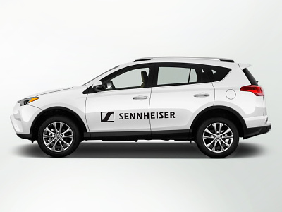 Sennheiser Car Wrap design graphic design print design retail design