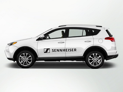 Sennheiser Car Wrap design graphic design print design retail design