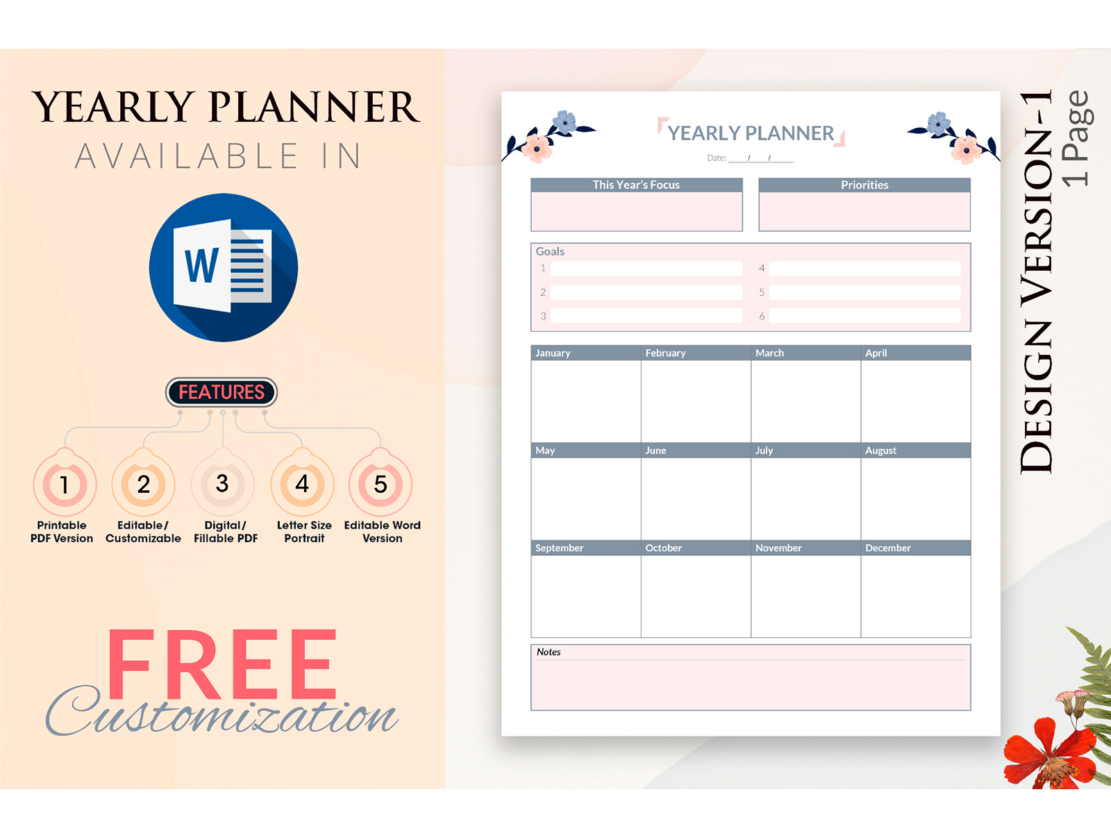 How To Create A Yearly Planner In Word