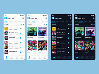 Music Player App Design