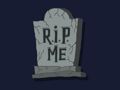 RIP Me halloween handlettering handmade illustration lettering vector