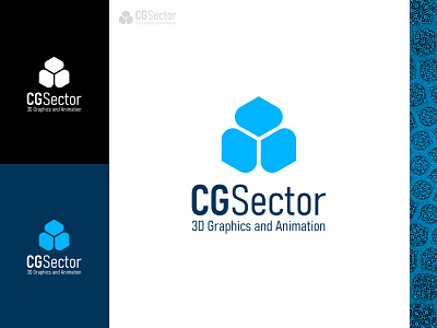 CG Sector 3d 3d art animation brand branding design graphic icon iran logo