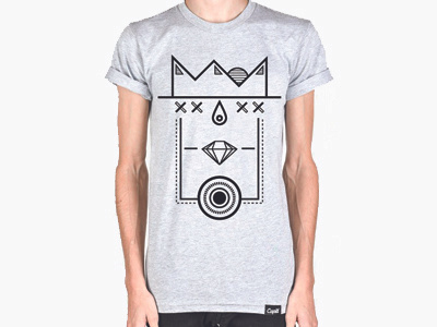 Capitl Clothing Shirt Concept core crown diamond drop face mountain oil sun