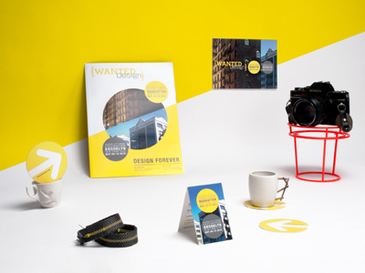 WantedDesign 2015 brand stationary branding bright event love print wanted design way finding yellow
