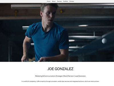 Joe Gonzalez homepage