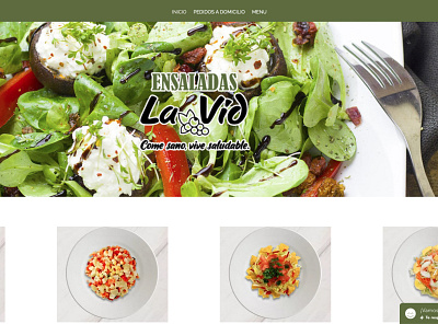 La Vid Salads homepage food