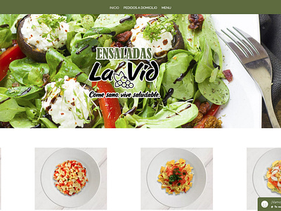 La Vid Salads homepage