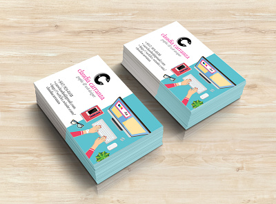 My Business Cards branding design illustration logo vector