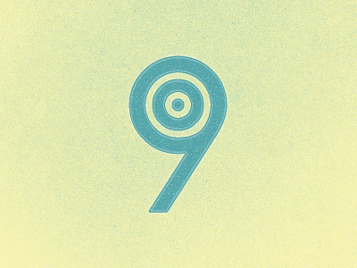 9 target 36 days of type 9 end finish nine one color print target wet press