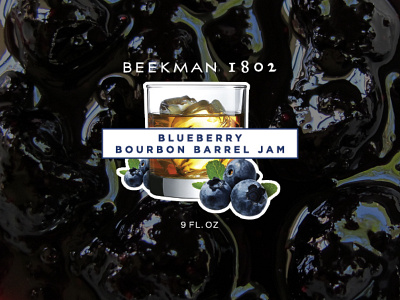 BB Jam beekman 1802 blueberry bourbon jam jelly packaging preserves