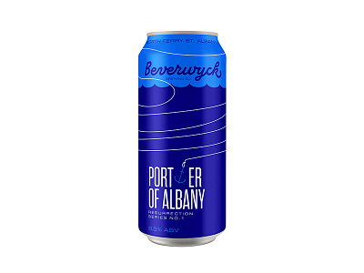 Port—er of Albany albany beer beverwyck can craft packaging