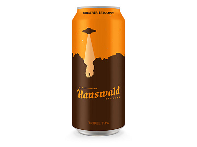 day #39 Greater Strange area 51 beer can hauswald brewery new mexico packaging roswell ufo