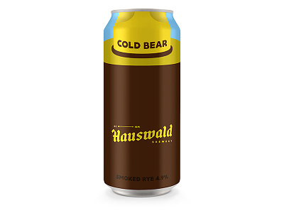 day #41 Cold Bear beer can fire forest fires hauswald brewery new mexico packaging smokey bear