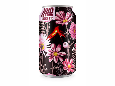 day #69 Goddess beer can goddess hawaii hilo packaging pele