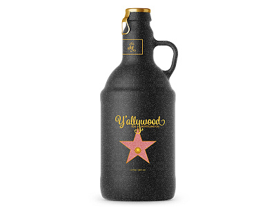 day #83 Y'allywood atlanta beer bottle craft beer hollywood movies packaging star yallywood