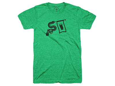 Shootin' for a Beer beer cotton bureau craft beer shirt